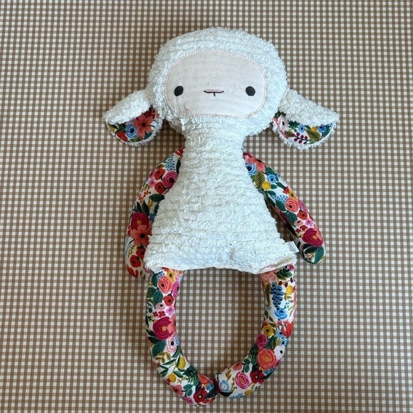 Oh Just Dandy! Handmade in Nashville Tennessee sheep plush with floral details - Picture 1 of 9